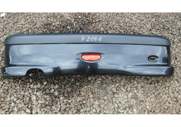Бампер задній PEUGEOT 206, купе, 98-09р.